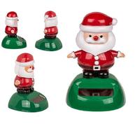 Figure Mobile Père Noël sur socle solaire