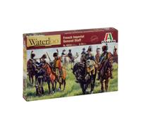 Figure Modèle En Plastique 1:72 État-Major De Napoléon (Waterloo) ITALERI
