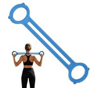 Figure Resistance Band with Handles, Resistance Bands for Arms | Figure 8 Silicone Elastic with Non-Slip Handle | Arm Muscle Strength Trainer for Yoga Pilates Stretching Workout, Home Office Dormite