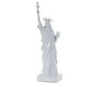 Figure, Sculpture Décorative / Statue De La Liberté, New York, Usa / Polyresin 40cm Blanc
