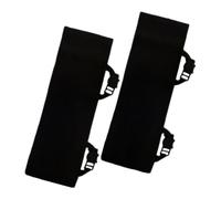 Figure Skate Guards - Universal Black Soft Elastic Protector with Buckle | Hockey Skate Guards for Men Women Skating Boots Travel Practice Training Competition