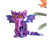 Figure Statue - 3D Printed Articulated Animal Model, Jointed Character Display Decor with Movable Pose Design, Sturdy Balanced Base Feature, Ideal for Living Room Bedroom Study Shelf Fans Teens