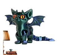 Figure Statue - 3D Printed Articulated Animal Model, Jointed Character Display Decor with Movable Pose Design, Sturdy Balanced Base Feature, Ideal for Living Room Bedroom Study Shelf Fans Teens