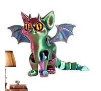 Figure Statue - 3D Printed Articulated Animal Model, Jointed Character Display Decor with Movable Pose Design, Sturdy Balanced Base Feature, Ideal for Living Room Bedroom Study Shelf Fans Teens