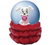 Figure Valentine de Betty Boops Pudgys de 45 mm dans un globe terrestre avec coeurs G