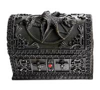 Figuren-Shop.de Boîte à Bijoux Fantastique et Gothique - Baphomet Coffret - Noir