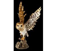 Figuren Shop GmbH Chouettes Tier-Figur - Chouette Grand Vogel-Figur, Figurine Décorative, Décoder l'article, Statue, Sculpture, Hauteur 37,5 CM