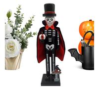 Figures De Casse-noisettes D'Halloween - Vampires Skeleton, Nutcracker Ornements Décoration De Vacances Effrayante | Fichette De Cheminée Caband De Fenêtre Tablet Top Table Counter Party House