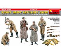 Figures De Diorama D'Équipage D'Artillerie Lourde Soviétique 1:35 Modèle MINIART