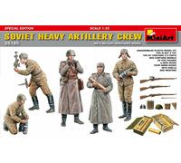 Figures De Diorama D'Équipage D'Artillerie Lourde Soviétique 1:35 Modèle MINIART