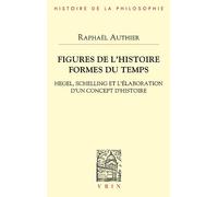 Figures De L'histoire, Formes Du Temps - Hegel, Schelling Et L'élaboration D'un Concept D'histoire