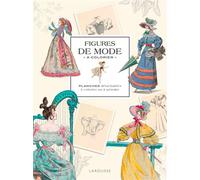 Collectif – Figures de mode à colorier – Planches détachables à colorier ou à peindre – Livre-jeu