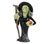 Figures d'horreur - du Jardin De Jouets d'halloween | Mini Figurines Gothiques Sculptures Effrayantes | Sorcière Noire Chat Fantôme d'horreur Décor en Résine | Decoration De