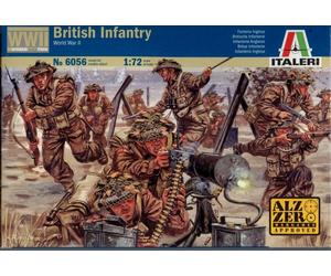 Figures D'Infanterie Britanniques WWII Kit En Plastique Modèle ITALERI 1:72