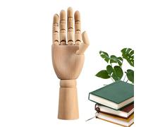 Figures du modèle à la main Mannequin en bois - Modèle de de poupées de panneau artistique en bois - Modèle de de panneau en bois pour l'affichage sans effort C