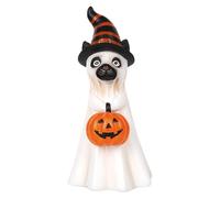 Figures fantômes d'halloween - Décorations fantômes avec, Chien et Chat | Statue de résine pour la bibliothèque de Chimney | intérieur et extérieur du Parti