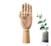 Figures Modèle Mannequin En Bois Main - Mannequin Avec Articulations Meubles Pour Référence Au Dessin, Modèle Main Femme En Bois Réglable Pour Exercices De Croquis | Outil Artistic
