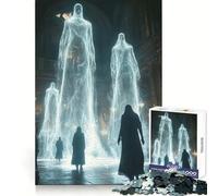 Figures spectrales dans Un Puzzle de 1000 pièces pour Adolescents, Jeu de réflexion, Plaisir partagé, Bords précis, Cadeau de Noël 38x52cm