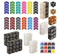 FIGURESLAB MTG Abilities Jeu de dés pour Magic The Gatering, jetons MTG Buff Tokens, dés de compteurs de vie, compatibles avec les accessoires de jeu de cartes TCG (couleur A, 122 pièces)