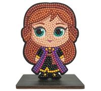 Crystal Art – Kit figurine à diamanter Anna – Activité créative adulte & enfant, déco scintillante