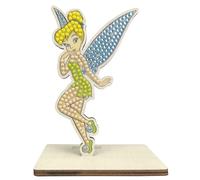 Crystal Art - Kit Figurine à Diamanter - Activité Manuelle de Création et Ludique - Adulte et Enfant - Décoration Scintillante aux Couleurs Assorties - Peter Pan - La Fée Clochette