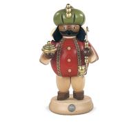 Figurine À Fumée Fumeur Balthasar Moyenne Des Rois Mages (LxH): 11x18cm