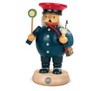 Figurine À Fumée Fumeur Moyenne Cheminot (LxH): 11x17cm NEU Fumeur