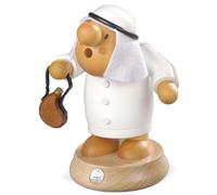 Figurine À Fumée Fumeur Müllerchen Arabe (LxH): 13x16cm NEU Fumeur Neige