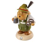 Figurine À Fumée Fumeur Müllerchen Bayer En Costume (LxH): 12x16cm NEUF