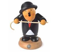 Figurine À Fumée Fumeur Müllerchen Charlie Chaplin (LxH): 13x16cm NEUF