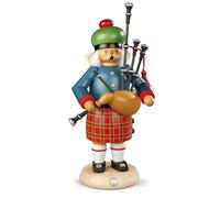 Figurine À Fumée Grand Écossais Avec Cornemuse (LxH): 15x27cm NEUVE