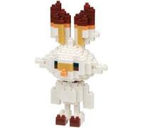 Nanoblock Jeu de construction Pokémon Scorbunny Flambino Hopplo NAN21611 Multicolore