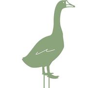 Louis Moulin Figurine à piquer Oie - 50x34 cm - vert clair