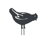 Louis Moulin Figurine à piquer Poule - 28x39 cm - anthracite