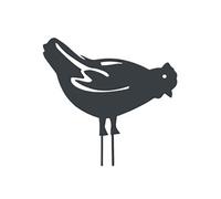 Louis Moulin Figurine à piquer Poule - 28x39 cm - anthracite