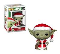 Figurine à tête branlante Funko Pop Star Wars Holiday Santa Yoda G