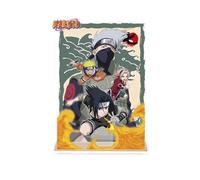 Figurine - ABYSTYLE - Naruto - Diorama Équipe 7 - Acrylique - Intérieur - Mixte