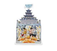 Figurine - ABYSTYLE - One Piece - Diorama Marineford - Acrylique - Intérieur - Mixte