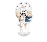 Figurine acrylique miHoYo Genshin Impact Traveler Theme Series Character Paimon Blanc 14 cm