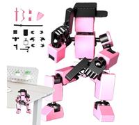 Figurine Action Lúcky -13 Articulations Mobiles Costume Capuche - Jouet Robot Assemblage DIY Imprimé 3D Collectionneurs, Doll Voyou Mannequin Articulé Multi Articulations pour Cadeau Décoration