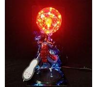 Figurine ALLBIZ Naruto Uchiha Madara Sharingan Ninja Veilleuse Créative Table Lampe Jouets 22cm G
