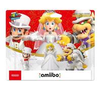 Figurine Amiibo - Mario, Peach & Bowser (Tenues de mariage) • Collection Super Mario