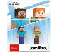 Figurine Amiibo - Steve & Alex N°89 Collection Super Smash Bros.