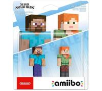 Nintendo amiibo Steve & Alex Super Smash Bros Personnage de jeu interactif