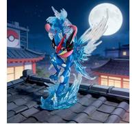 Figurine Amphinobi Sachanobi - Pokémon - Statue PVC 11 cm - Effet Eau Dynamique - Modèle de Collection Premium