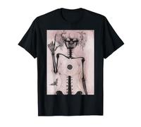 Figurine Anatomique surréaliste Gothique Occulte Abstrait Ligne Art il T-Shirt