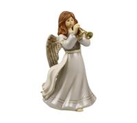Figurine Ange joueuse de Trompette suspecte - Gloria Noël
