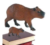 Figurine animale de statue de Capybara - Figurine de jouet cadeau de Capybara, figurine de jouet de minis Capybara | Jouet en peluche Capybara, peluches mignonnes en peluche cochon d'Inde, cadeaux Cap