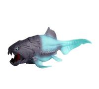 Figurine animale Dunkleosteus en caoutchouc flexible, modèle d'action réaliste pour soulager le stress et à des fins éducatives, idéal pour les projets scientifiques, les jouets d'apprentissage, les