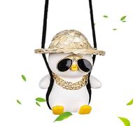 Figurine animale vacillante pour tableau de bord de voiture en plastique | Pendentif miroir amusant de dessin animé balançoire, idée cadeau pour les automobilistes, plaisir de conduire